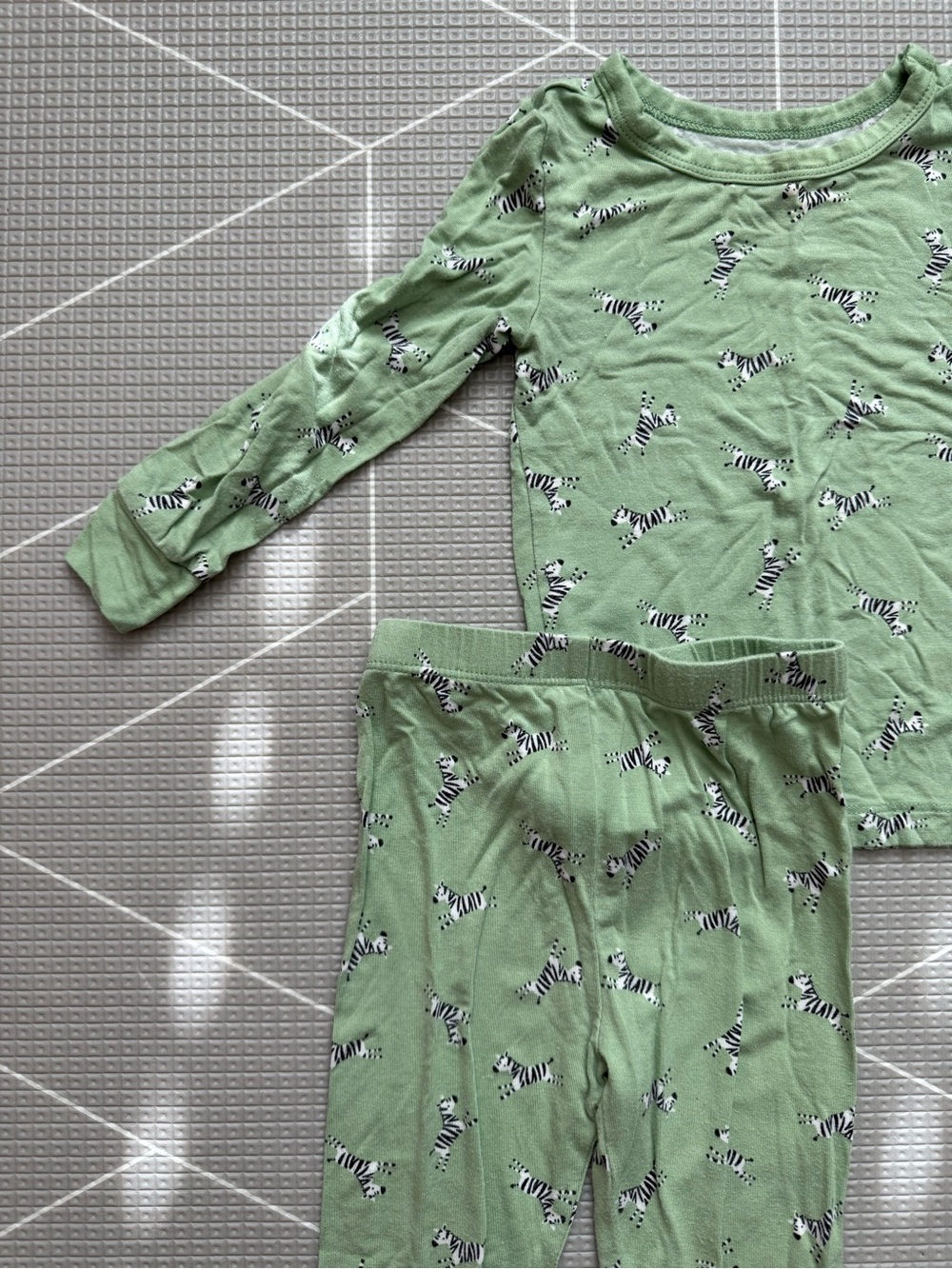 Little Me|Baby gender neutral matching set,Long Sleeve & leggings-Zebra animals•